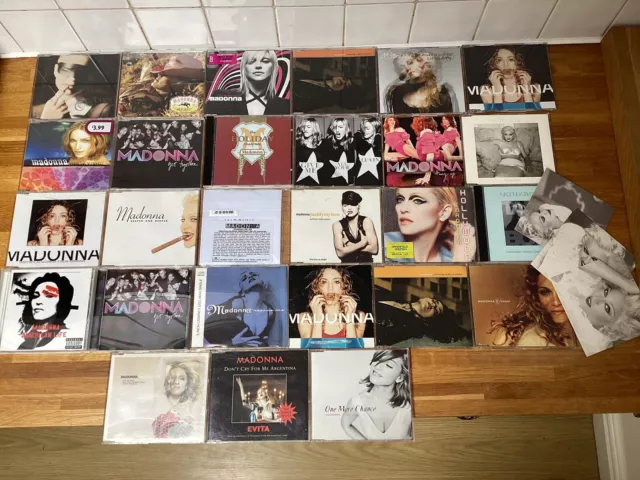 MADONNA - CD X 27 Joblot Bundles - Albums - PROMO - Maxi Single - RARE
