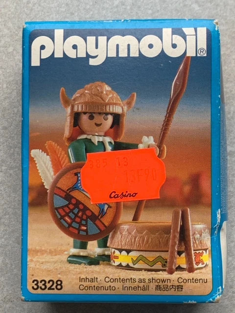 Lot Playmobil Vintage Western Années 80 - Indiens, Sorcier, Accessoires - Occasion