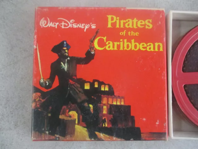 Vintage Walt Disney Pirates Of The Caribbean Super 8 Film Reel