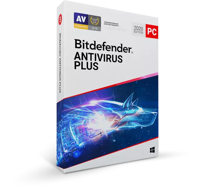 Bitdefender Antivirus Plus 2024 5 appareils 1 an Version complète +VPN / Windows