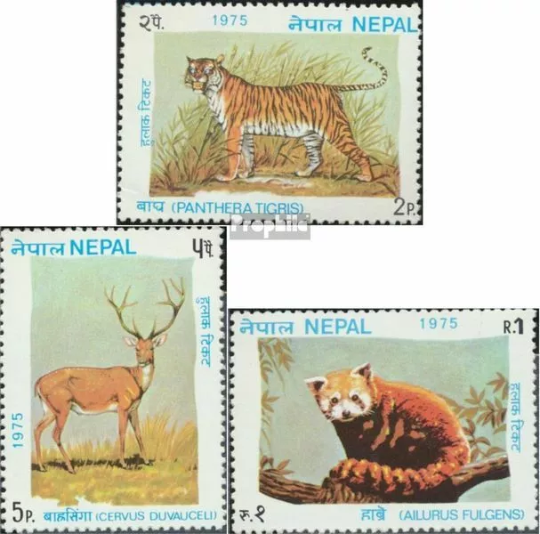 Nepal 319-321 (complete issue) unmounted mint / never hinged 1975 Conservation