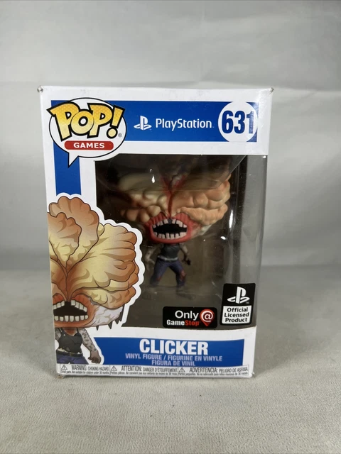 Funko POP! PlayStation CLICKER #631 GameStop Exclusive The Last Of Us Box Damage