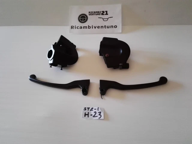 Coppia supporti comandi più leve originali domino piaggio si FL2 piaggio grillo