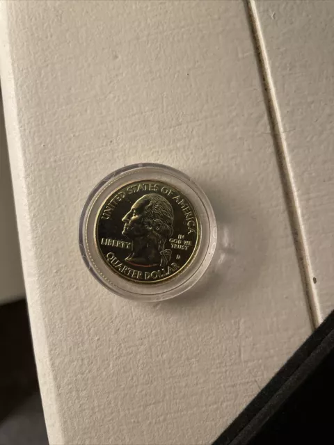 2009 S Silver Proof Northern Marina Islands Territories Quarter 90% Silver