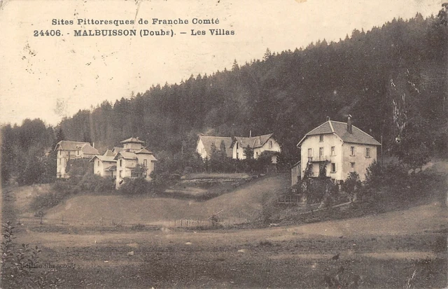 Cpa 25 Malbuisson Les Villas