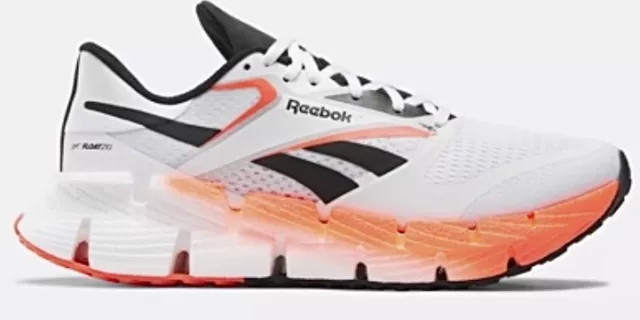 REEBOK MEN’S FLOATZIG 1 Shoes Sz(9) White/Orange/Black 100206596 NIB ...
