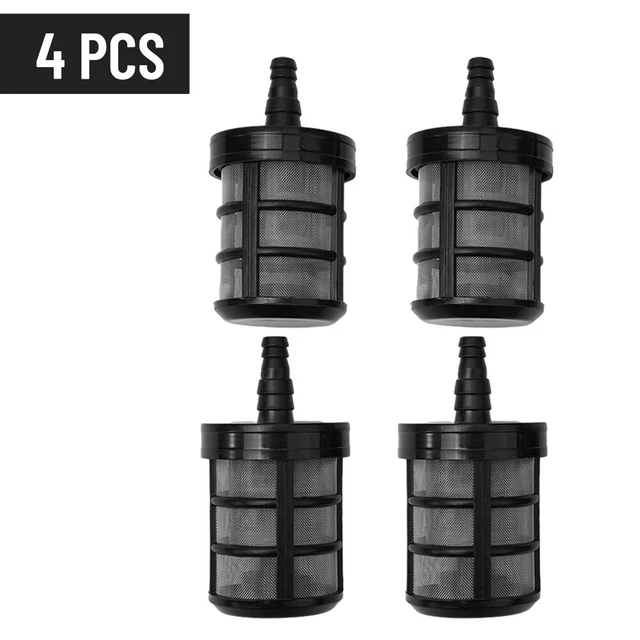 4 Filtri Grondaia In Alluminio Con 10 Fascette - Rete Antifoglie Per Tubi Di Scolo, Diametro 45-85mm - Foto 9