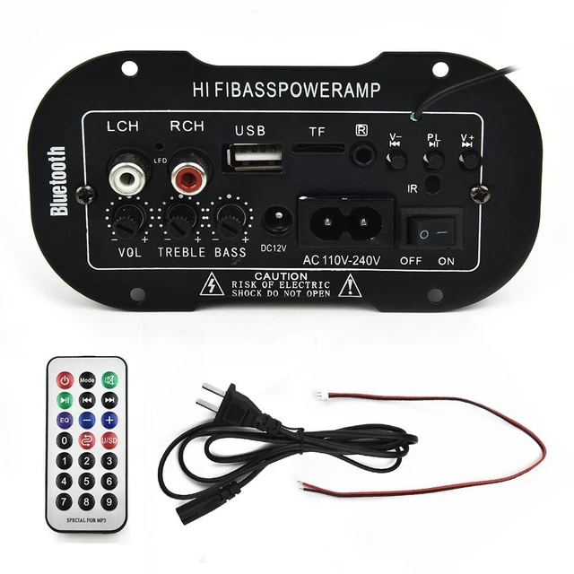 220V 50W Accueil Voiture Bluetooths Haute-Fidélité Basse Audios USB Tf 133 ( MM