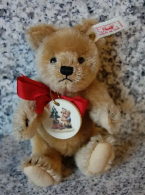 limitierter STEIFF Teddybär aus der Serie Hum 2015 "Am Weihnachtsbaum" FM 7