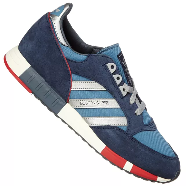 ADIDAS ORIGINALS BOSTON Super Sneaker M25419 scarpa vintage classica blu grigio rosso EUR 119 99 PicClick IT