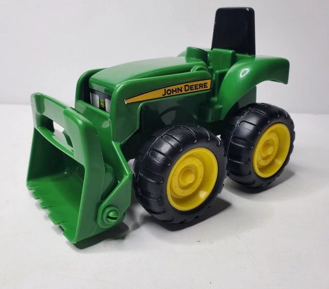 JOHN DEERE FRONT End Loader Tractor By Ertl 6" Sand Toy 8.99 PicClick