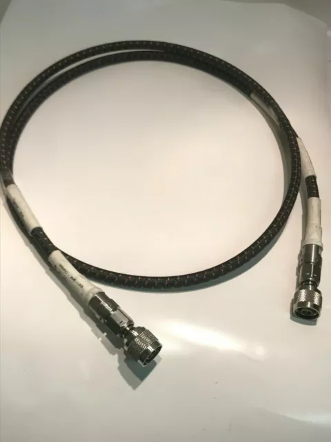 TIMES MICROWAVE MILTECH  N TO N  160CM  18GHz  RUGGED RF TEST CABLE        fd6a7