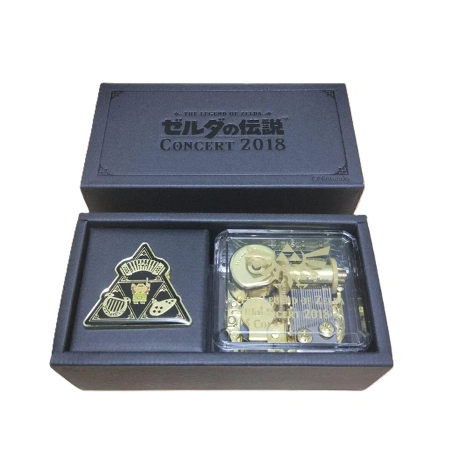 THE LEGEND OF Zelda Concert 2018 Music Box Pin Set Master