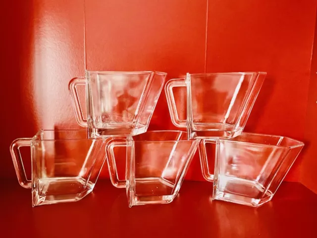 🔴 1 contenitore sessola in vetro anni 40 per cassetti credenza drogheria