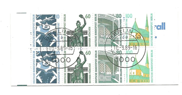 Berlin MH 15 o Markenheft,Markenheftchen mit Vollstempel BERLIN 12 !!!