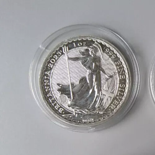 Britannia 2023 Elizabeth II - 1 Oz Silber 999 ges. - unc.