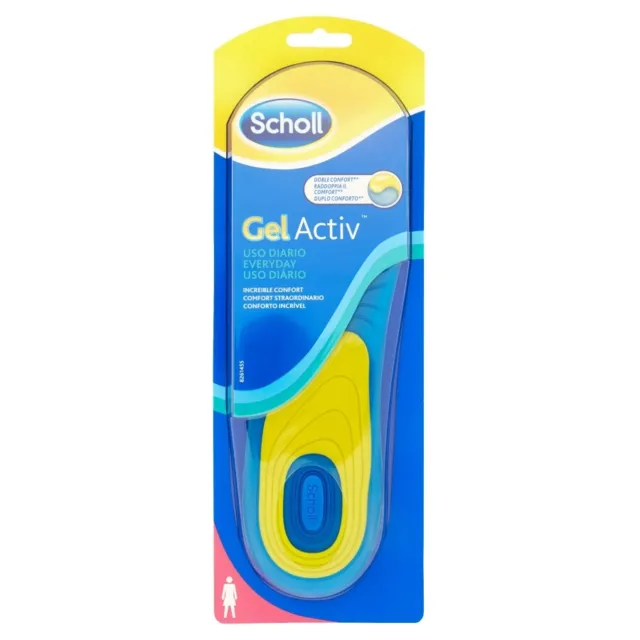 Semelles Sholl Gel Active Everyday Femme