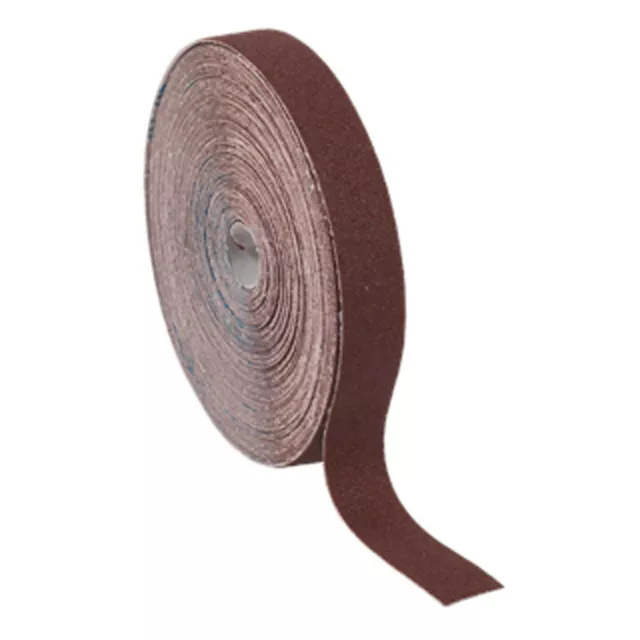 Sealey Emery Cloth Roll Brown 120Grit  25mm x 50m For Rust Removal ERB2550120