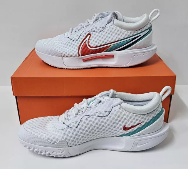 W Nike Zoom Court Pro HC Womens Sneakers Shoes Size US9.5 White Brand New In Box