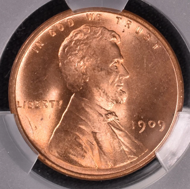 1909 VDB Lincoln Wheat Penny Cent - CAC MS Details