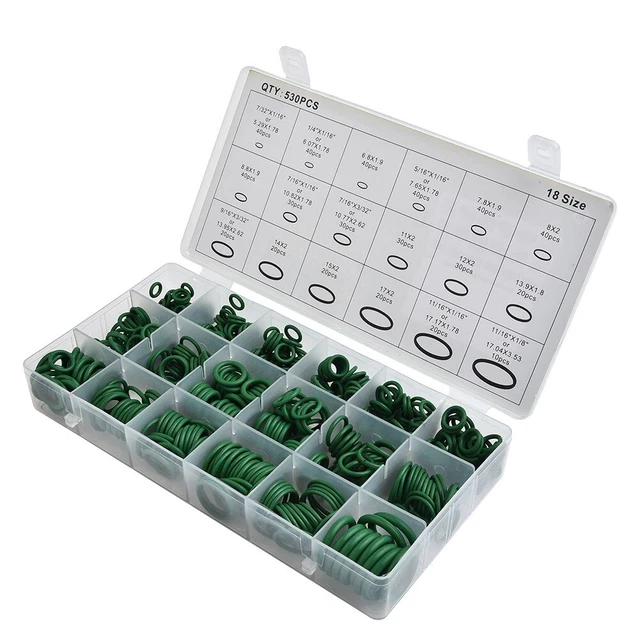 Großes Gummi O-Ring Waschmaschine Dichtung Sortiment Set 530 Stck. für Auto Kl