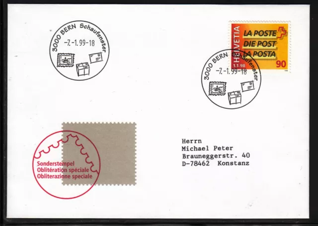 Post Schweiz  Die Post Schaufenster,  Bern 07.01.99