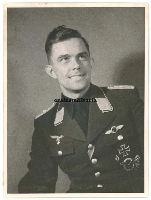 Orig. Foto Portrait Pilot MIELSCH Karl-Heinz 1.(F)/124 Kirkenes Norwegen Orden