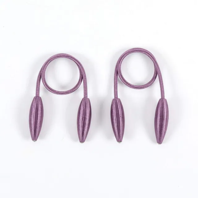 Beautiful Curtain Holder tieback color Purple for Home Decor Set of 2
