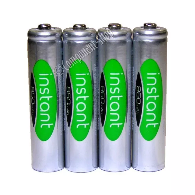 4x AAA 950mAh Bas Batterie Piles Rechargeable Vapextech