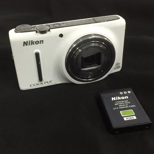 TOP MINT] NIKON Coolpix S9400 White 18.1MP Compact Digital