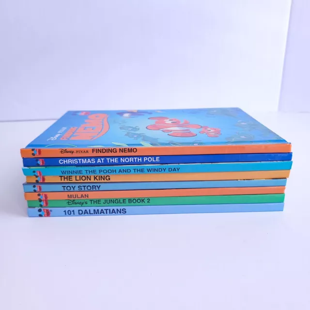 Children's Picture Books Lot Disney Wonderful World Reading Mulan Lion King