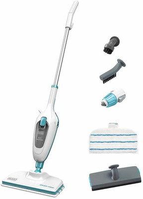 BLACK+DECKER BLACK+DECKER Balai nettoyeur vapeur 3 en 1  1600W FSM16CD-QS 2 microfib... 