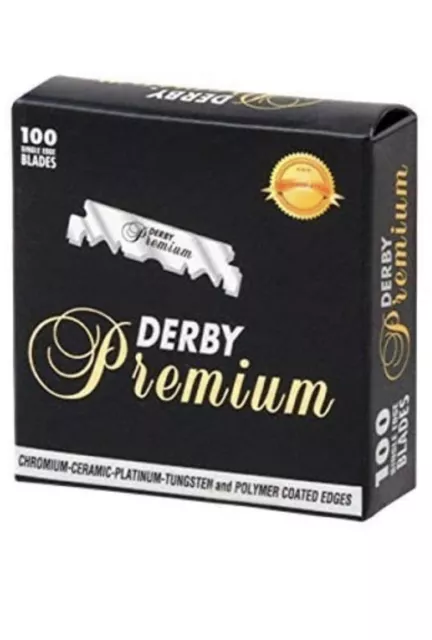 100 hojas para maquinillas de afiitar profesionales de peluquería Derby