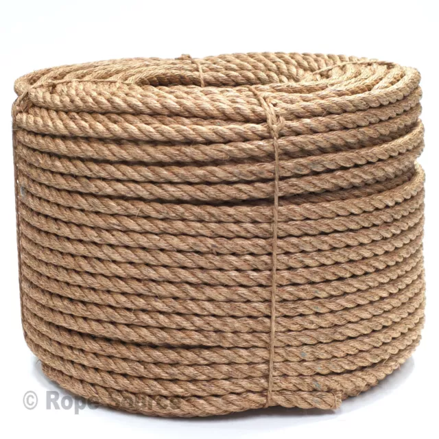 Everlasto Natural Manila Decking/ Garden Rope -Sold By The Metre Various Lengths