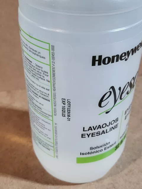 HONEYWELL Bottle Refill Saline Eye Wash 32 oz