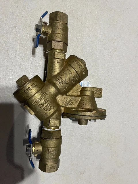 Zurn Wilkins 1"  975XL2 Reduced Pressure Backflow Preventer Brass 1-975XL2 New