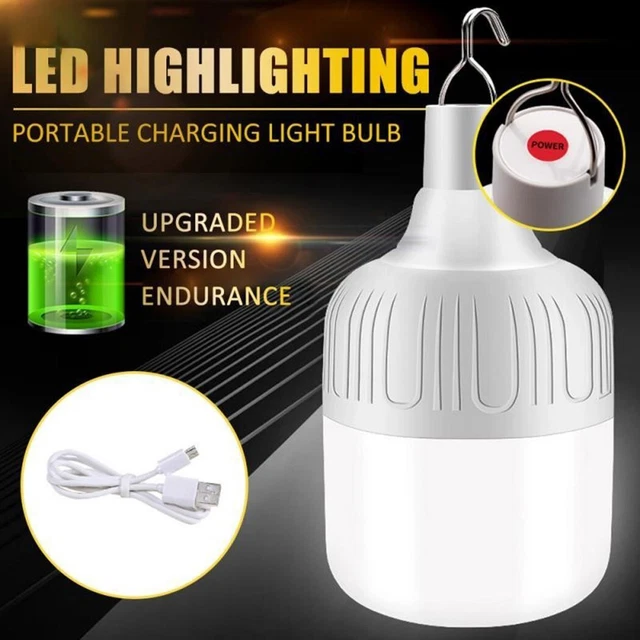 Lampada notturna outdoor ricaricabile lampadina illuminazione di emergenza lampada portatile 50/80 W