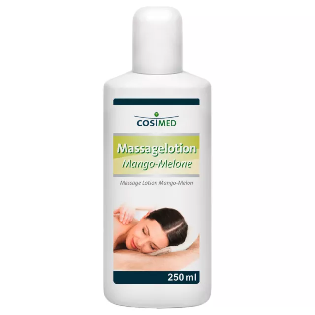 cosiMed Massageöl Mango-Melone, Wellness Massage Öl, Physiotherapie, 250 ml