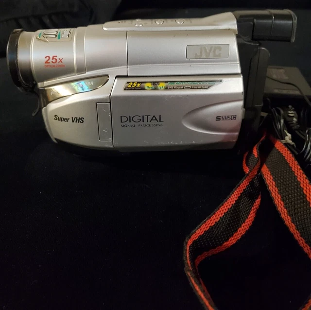 JVC COMPACT SUPER VHS Camcorder VHS Model GR-SXM37U TESTED AND WORKING ...