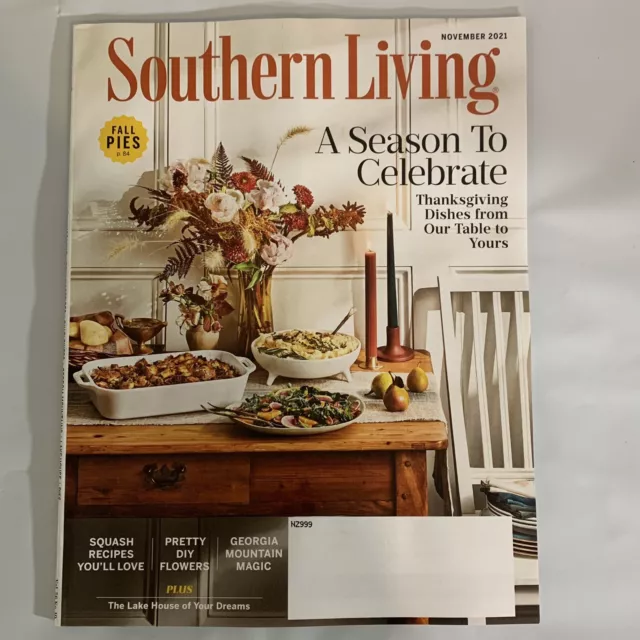 SOUTHERN LIVING MAGAZINE November 2021 A Season To Celebrate