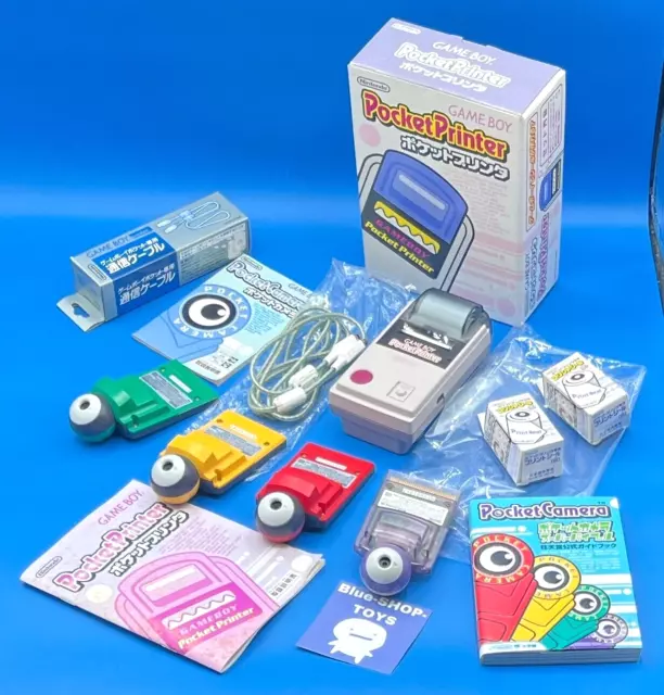 Lote 9 Cámara de bolsillo Game Boy Nintendo (¡juego completo! ) Impresora +...