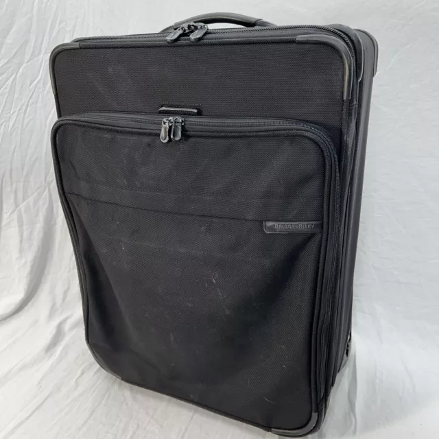 Briggs & Riley 24" Baseline U524NX-7 Black Rolling Upright Expandable Hard Side
