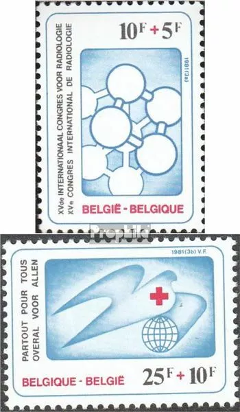 Belgien 2056-2057 (kompl.Ausg.) gestempelt 1981 Rotes Kreuz