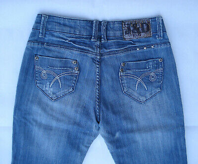 Jeans ‘J & D’ originali, vintage primi Anni 2000, per ragazzina di anni 10-11