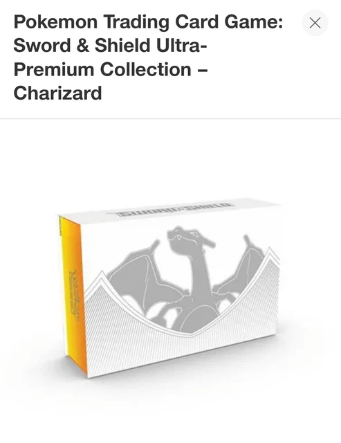 CHARIZARD UPC POKÉMON TCG: Sword and Shield Ultra Premium Collection ...