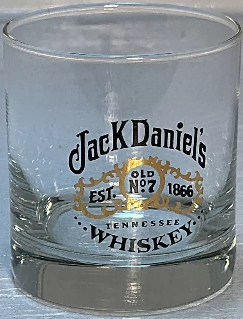 Vintage Jack Daniels Old No 7 Historical Black  Label Glass 4 oz