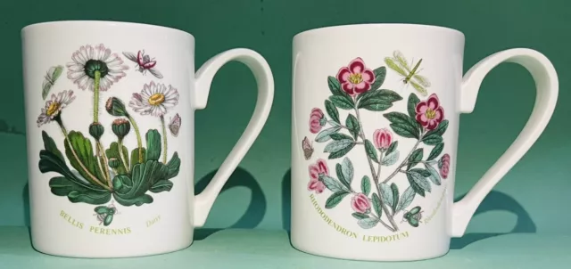 Portmeirion The Botanic Garden Mugs by Susan Williams Ellis, Lot of 2