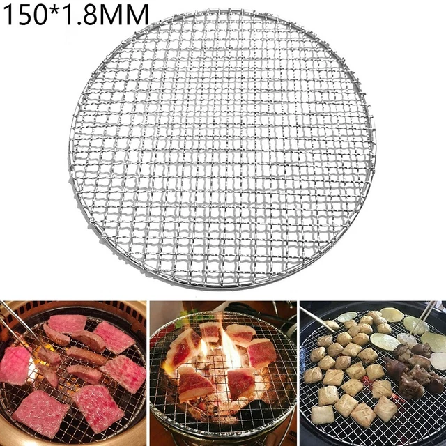 Griglia Rotonda In Acciaio Inox 304 Per Raffreddamento E Cottura - 33 Cm Con 3 Gambe - Adatta Per Barbecue E Vapore - 4