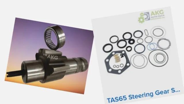 Power Steering Gear Box Tas65 Supercombo: Seal Kit + Sector Shaft + Bearing!