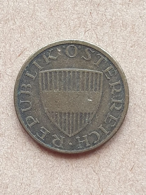 1960 50 Groschen Coin, Republik Osterreich, Austria